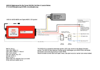 MSD 6A Replacement for the Ferrari[removed], Fiat Dino & Lancia Stratos V 1.2 [removed[removed], www.dinoplex.org - MSD Blaster 2  +