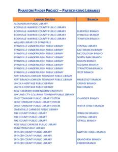 Microsoft Word - Participating Libraries