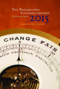 T he Philadelphia C ontributionship 263rd Annual Report 2015