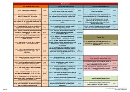 Poster Session Fire behavior and regime Fire risk and management  FBR.P1 - THE ROTHERMEL PACKAGE IN R