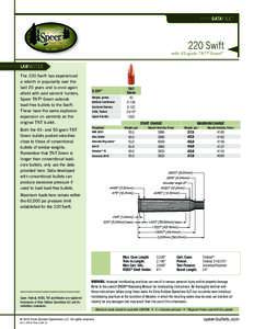 DATAFILE™  220 Swift with 43-grain TNT® Green™