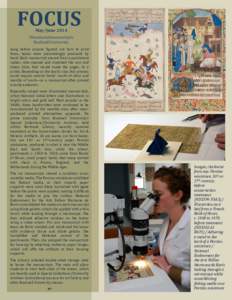 FOCUS May/June 2014 Illuminated manuscripts Bucknell University
