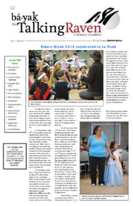 June 2013 Vol. 7, Issue 5  Elders Week 2013 celebrated in La Push
