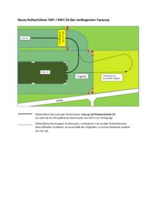 Neues Rollverfahren TWY / RWY 24 (bei verlängertem Taxiway)  Run up 24 / Holdingpoint  TWY 24