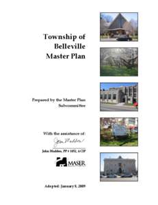 Township of Belleville Master Plan Prepared by the Master Plan Subcommittee