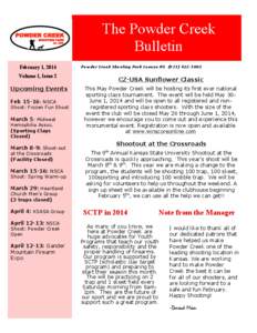 The Powder Creek Bulletin February 1, 2014