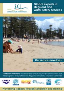 SURF EDUCATORS INTERNATIONAL  Global experts in lifeguard and water safety services