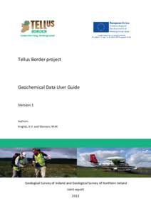 Tellus Border project  Geochemical Data User Guide Version 1