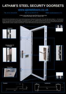 LATHAM’S STEEL SECURITY DOORSETS www.ajsteeldoors.co.uk Tel: +[removed]050