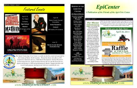 EpiCenter, Volume 1, Issue 1  FRIENDS OF THE AGRI-CIVIC CENTER