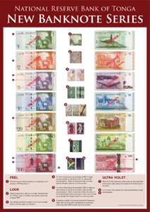 National Reserve Bank of Tonga  New Banknote Series