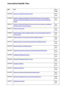 Journal of Photochemistry and Photobiology / Inorganica Chimica Acta / Physical chemistry / Photochemistry and Photobiology / Chemist / Chemometrics / Inorganic chemistry / Methods in Organic Synthesis / Chemistry / Science / Publishing