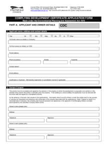 Microsoft Word - FORM GIPAA Complying Development Certificate Application Form.doc