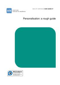 Guide 47 - Personalisation: a rough guide