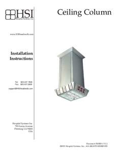 Installation Instruction for Axiom Headwall  [Doc  AX02]