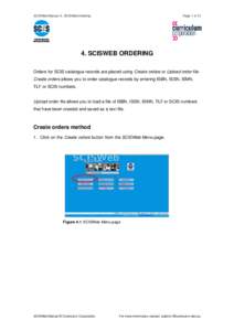 Microsoft Word - SCISWeb Manual Section 4 SCISWeb Ordering.doc