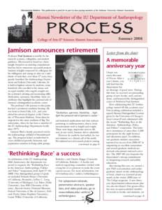 Summer[removed]Jamison announces retirement Professor Paul Jamison is notable for his research acumen, collegiality, and student guidance. His research is based on a keen
