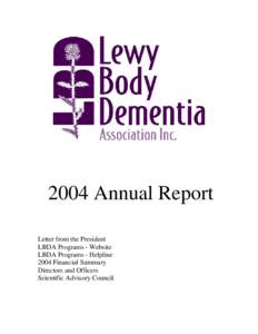 Lewy Body Dementia Association, Inc