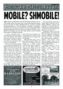 DECemBER[removed]Mobile? Shmobile! T