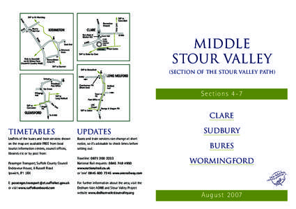 MIDDLE Stour Valley (section of THE stour valley path) Sections 4-7 CLARE