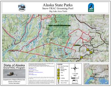 Alaska State Parks Snow-TRAC Grooming Pool ive  rT