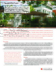 Innovative Case Study  Migrating from Millennium To Sierra At The Australian National University Library