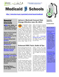 Join the Medicaid in Schools Community at the IDOE Learning Connection Medicaid Medicaid Schools Schools