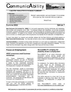 Population / Independent living / Americans with Disabilities Act / American Association of People with Disabilities / Accessibility / Sense / Health / Law / Job Accommodation Network / Disability rights / Disability / Educational psychology