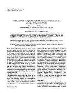 Indian Journal of Traditional Knowledge Vol. 9 (2), April 2010, pp[removed]