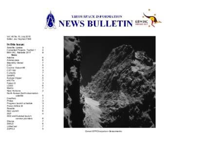 Vol. 40 No.10, July 2015 Editor: Jos Heyman FBIS In this issue: Satellite Update Cancelled Projects: TacSat-1