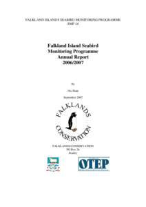 FALKLAND ISLANDS SEABIRD MONITORING PROGRAMME