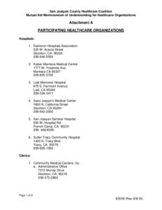 Microsoft Word - SJC Healthcare Coalition MOU Signatories Rev[removed]doc