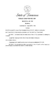 PUBLIC CHAPTER NO. 691 SENATE BILL NOBy Ketron Substituted for: House Bill NoBy Kane