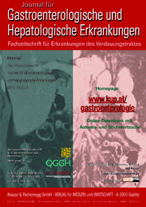 Editorial Peck-Radosavljevic M Journal für Gastroenterologische und Hepatologische Erkrankungen  Homepage: