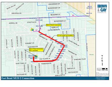 Start of Mud 2 Line work  12-Inch water line installed Mud 2 Plant Connection 90% Complete