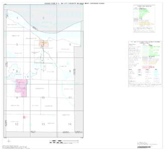 INDEX FOR P.L[removed]COUNTY BLOCK MAP (CENSUS[removed]835857N 84.184907W 45.835857N 84.750405W