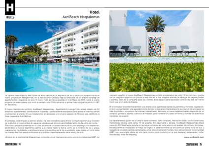 H HOTELS Hotel  AxelBeach Maspalomas