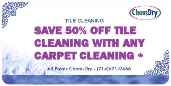 Chem Dry Coupons - Tile and Grout Cleaning in Orange County