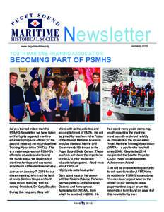 www.pugetmaritime.org  Newsletter JanuaryYOUTH MARITIME TRAINING ASSOCIATION: