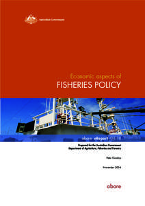 Fish / Fisheries / Overfishing / Fisheries management / Overexploitation / Australian Fisheries Management Authority / Fishery / Sustainable fishery / Seafood in Australia / Fishing / Environment / Fisheries science