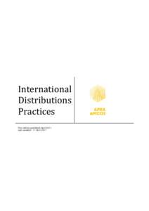 International  Distributions Practices