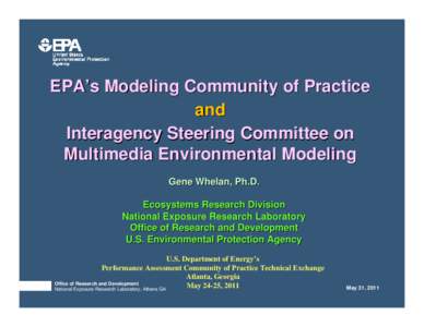 Microsoft PowerPoint - Whelan DOE-CoP Meeting_052511_Rev3.ppt