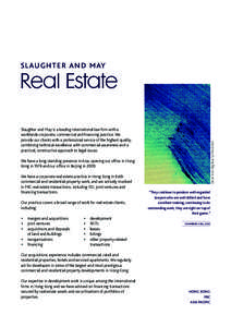 slaughter and may  Real Estate Detail from Big Blue by Trevor Bell  Slaughter and May is a leading international law firm with a