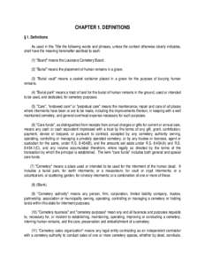 CHAPTER 1. DEFINITIONS § 1. Definitions As used in this Title the following words and phrases, unless the context otherwise clearly indicates, shall have the meaning hereinafter ascribed to each: (1) 