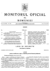 Anul 179 (XXIII) — NrPARTEA I LEGI, DECRETE, HOTĂRÂRI ȘI ALTE ACTE