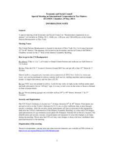 Monterrey Consensus / 42nd Street / New York / Politics / Structure / Development / United Nations Economic and Social Council / United Nations