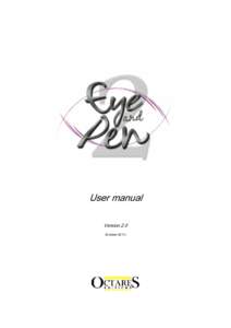 User manual Version 2.0 (October 2011) © D. Chesnet & D. Alamargot, Maison des Sciences de l’Homme et de la Société (MSHS) de Poitiers