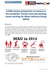Mine action / Political philosophy / Demining / Mine warfare / Gender role / Gender / Laos / Mines Advisory Group / Mine clearance agency / Development / Gender studies / Socialism