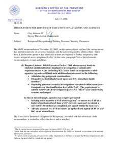 Classified information in the United States / Espionage / Secrecy / Security clearance / Single Scope Background Investigation / Special access program / National Agency Check with Local Agency Check and Credit Check / SAP AG / Polygraph / United States government secrecy / National security / Security