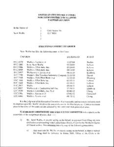 Judicial branch of the United States government / Notice of electronic filing / Calendars / Docket / Legal procedure
